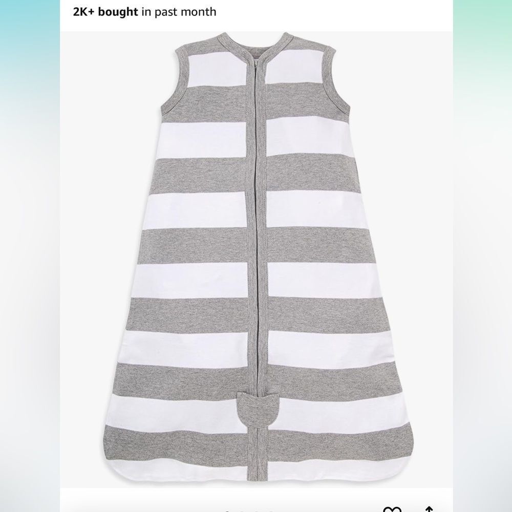 Burt's Bees Baby Beekeeper Wearable Organic Cotton Swaddle